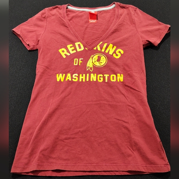 Nike Tops - Washington Redskins Women's Medium V Neck Short Sleeve T-shirt, Nike Official